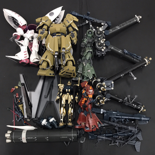 ガンプラ ガンダム HGザクⅡ 他 MGサイコザク 高機動型ザク : MG 百式Ver.2.0 等 ホビー 完成品 まとめ セット